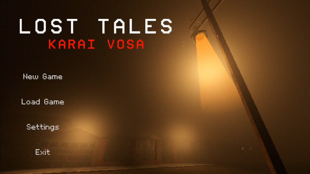 Menú de inicio de Lost Tales: Karai Vosa